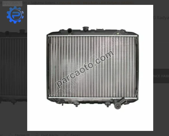 Hyundai H100 Radyatör - Bursa Osmangazi