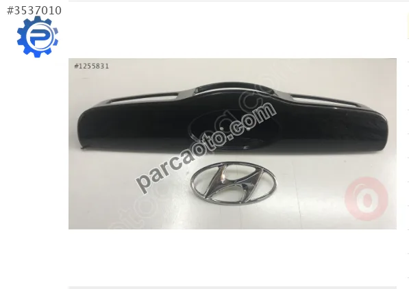 Hyundai Getz Bagaj Plaka Çıtası 2003 2006.