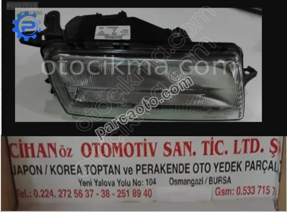 Opel- Vectra Sağ Far 1993 1996ORJINAL