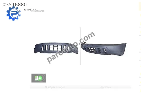 Honda CRV Ön Tampon 1997 2001 CR-V Tampon Ön SİSSİZ