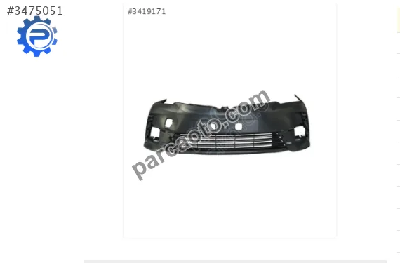 TOYOTA COROLLA ÖN TAMPON 2016-2018 TOYOTA COROLLA ÖN TAMPON 2016-2018