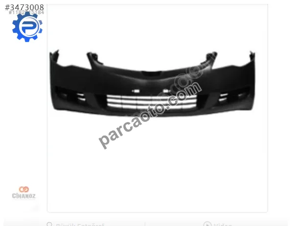 Honda civic ön tampon 2006-2009 sissiz