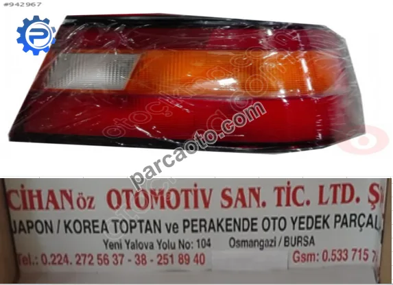 Hyundai excel sağ sol arka stop 1992 1994 adet fiyatı