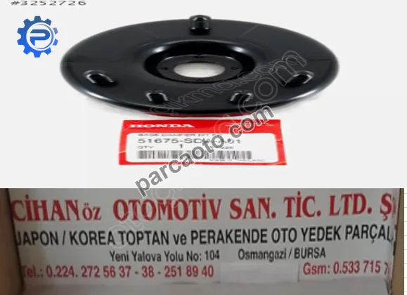 Amortisör kule ön sağ-sol accord 98-03