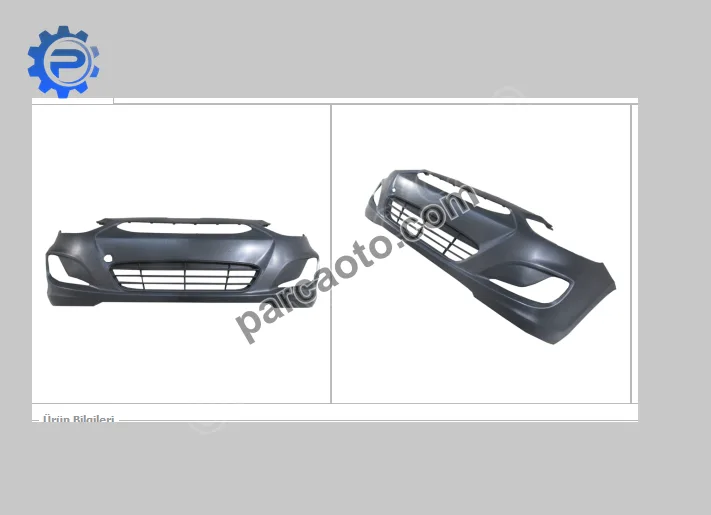 Hyundai blue ızgaralı ön tampon 2011 sonrası