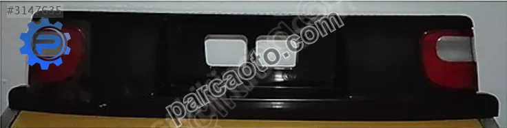 1990-1995 Hyundai Elantra Reflektörlü Tampon Plakalığı