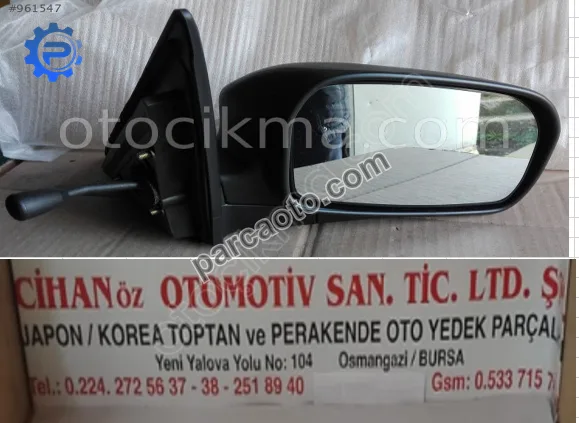 Hyundai Accent Blue Sol Ayna 2012 2018