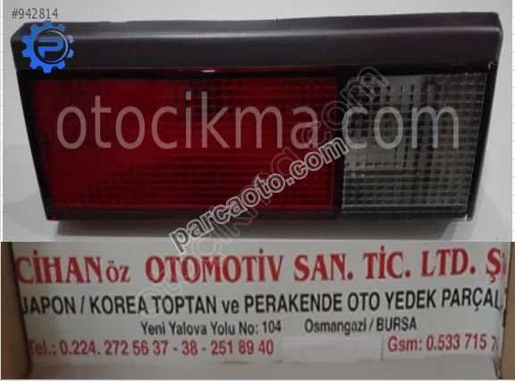 KIA BESTA SAĞ İÇ STOP 1986 1998 KIA BESTA SAĞ İÇ STOP 1986 1998