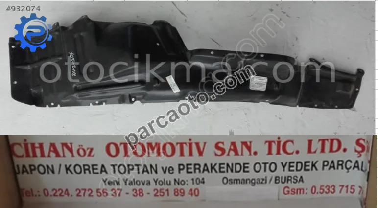 Mitsubishi Lancer Davlumbaz - Bursa Osmangazi