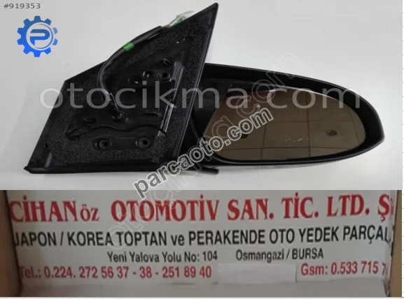 Toyota Corolla Elektrikli Katlanır Ayna 2013 2018 Sağ Sol