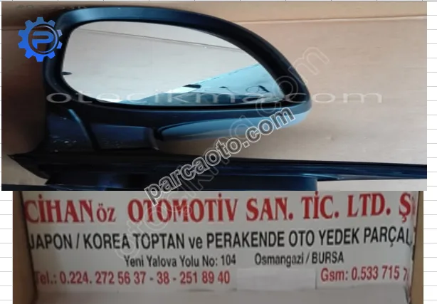 SİNYALLİ SOL AYNA HYUNDAI İ20 2012 2014 SİNYALLİ SOL AYNA HYUNDAI İ20 2012 2014