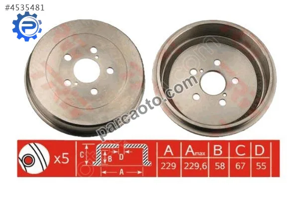 Toyota Avensis Kampana Komple - Samsun Merkez