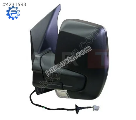 Sol dış ayna (elekt+katlanmaz+sinyalli) transit custom v362 12->