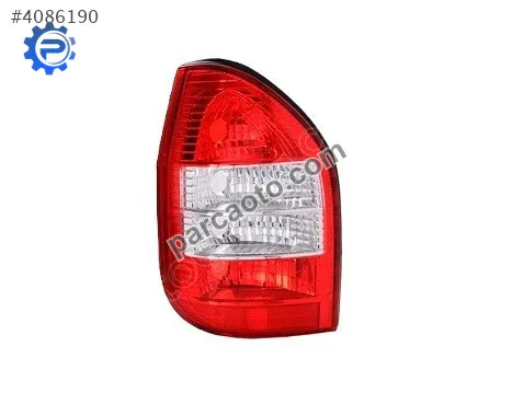 Sol arka stop lambası (beyaz-kırmızı) opel zafira 99-04 /93175677