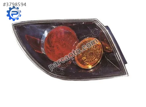 Stop lambası sağ dış şeffaf mazda 3 hb. 03-05