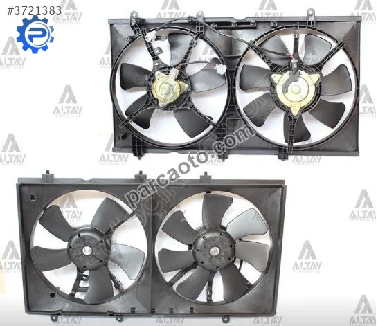 FAN RADYATÖR (ÇİFTLİ-KOMPLE) MİTSUBİSHİ LANCER 03-07 FAN RADYATÖR (ÇİFTLİ-KOMPLE) MİTSUBİSHİ LANCER 03-07