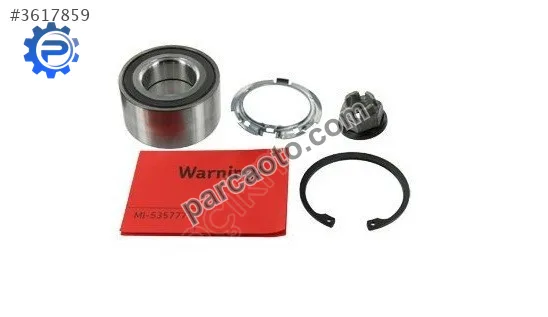 Renault Captur 12> Ön Teker Rulmanı Kit SKF VKBA 3637