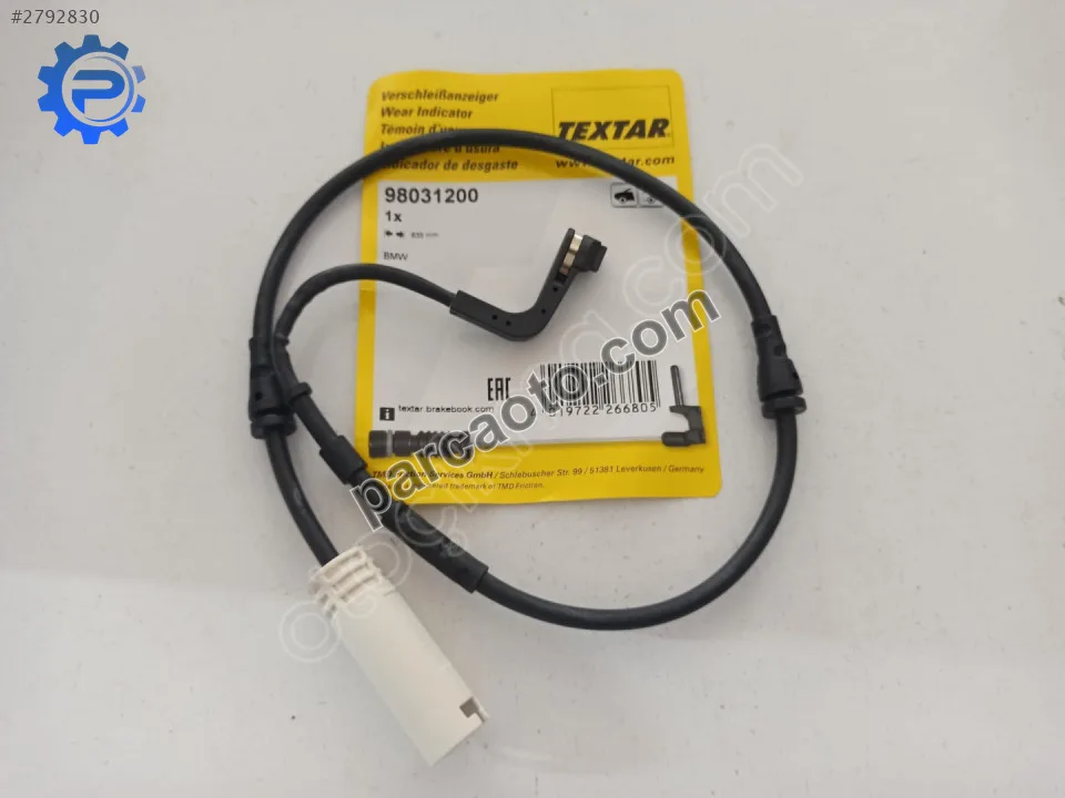 Bmw 1 Serisi E81-E87 03>13 E88 08> Balata Fişi Ön TEXTAR 98031200