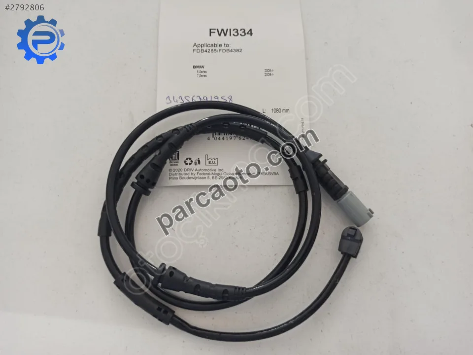 Bmw 5 Serisi F10 09>16 Balata Fişi Ön FERODO FWI334 Bmw 5 Serisi F10 09>16 Balata Fişi Ön FERODO FWI334