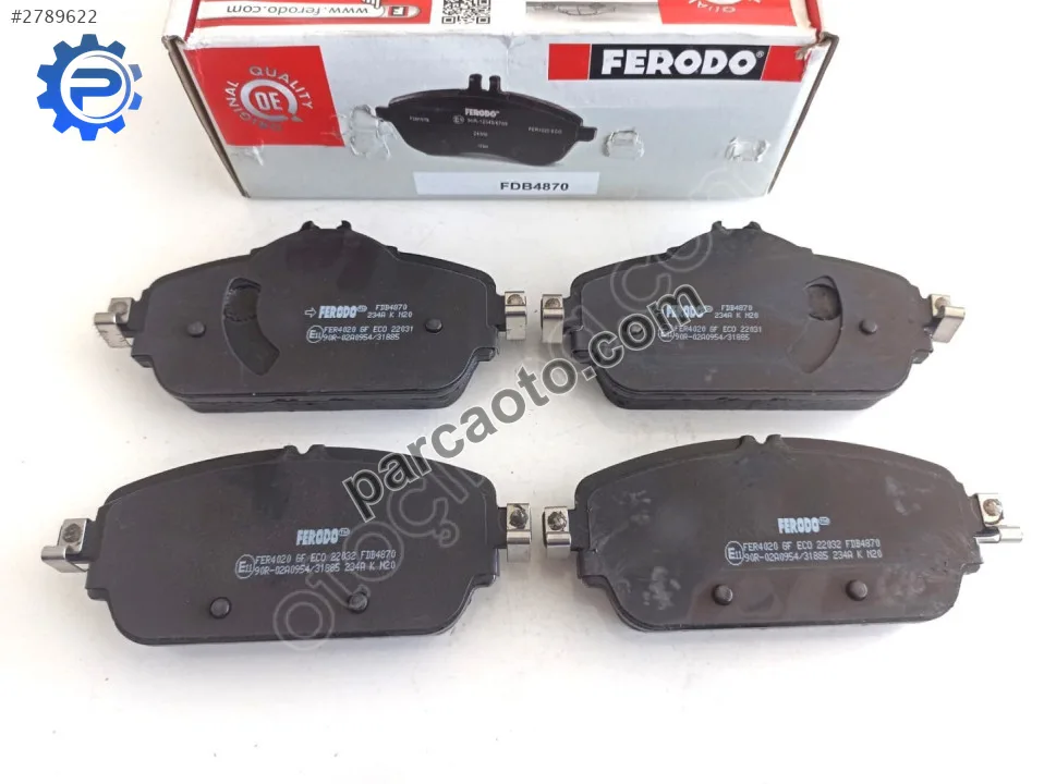Mercedes C-Class W204 14> Ön Fren Balatası FERODO FDB4870