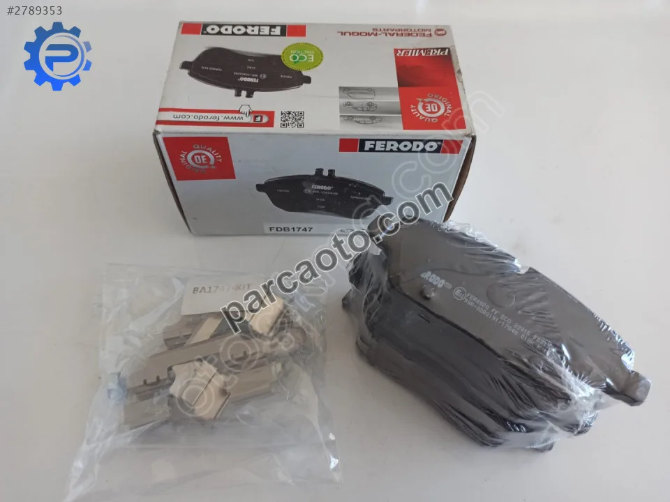 BMW 1 Serisi E81 E82 E87 E88 Ön Fren Balatası FERODO FDB1747