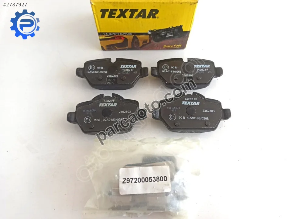 Bmw 1 Serisi E87 - F20 116i 10> Arka Fren Balatası TEXTAR 2362303