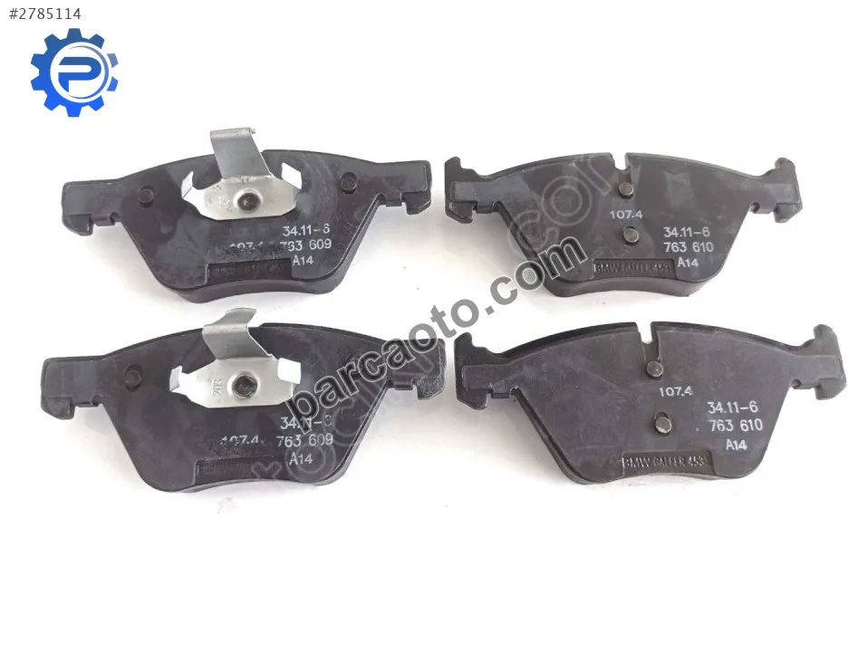 Bmw E60-E87-E90-F10 Ön Fren Balatası Orjinal 34116763618