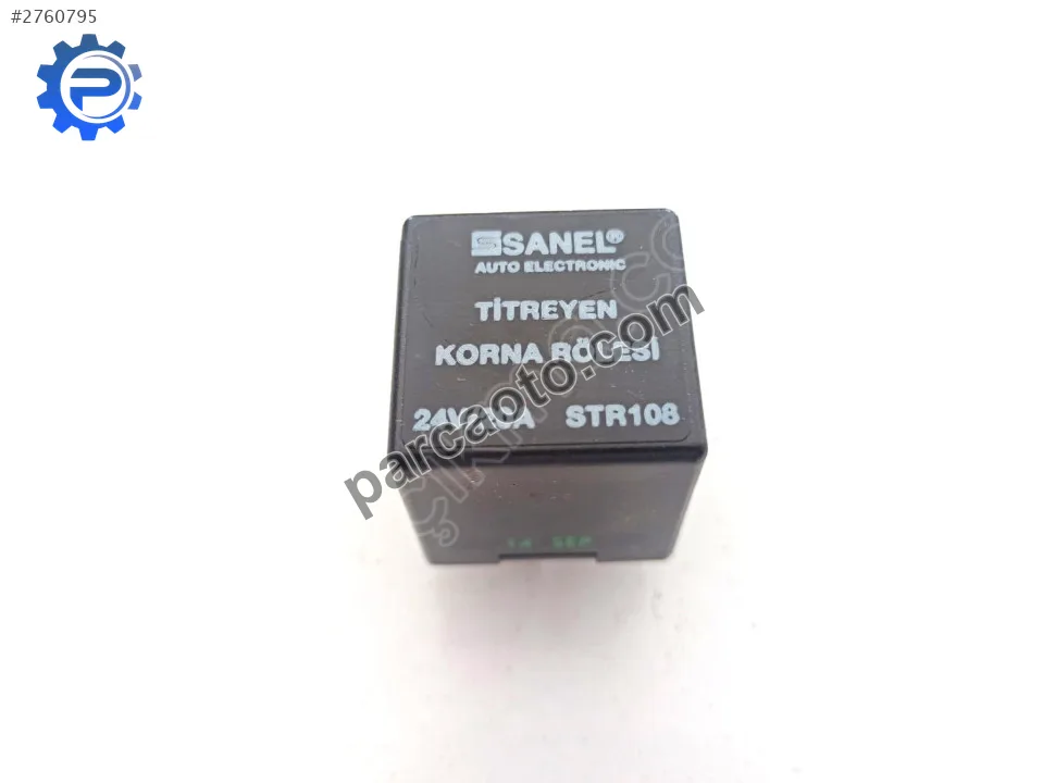 Titreyen Korna Rolesi 24V - 20A SANEL STR108 Titreyen Korna Rolesi 24V - 20A SANEL STR108