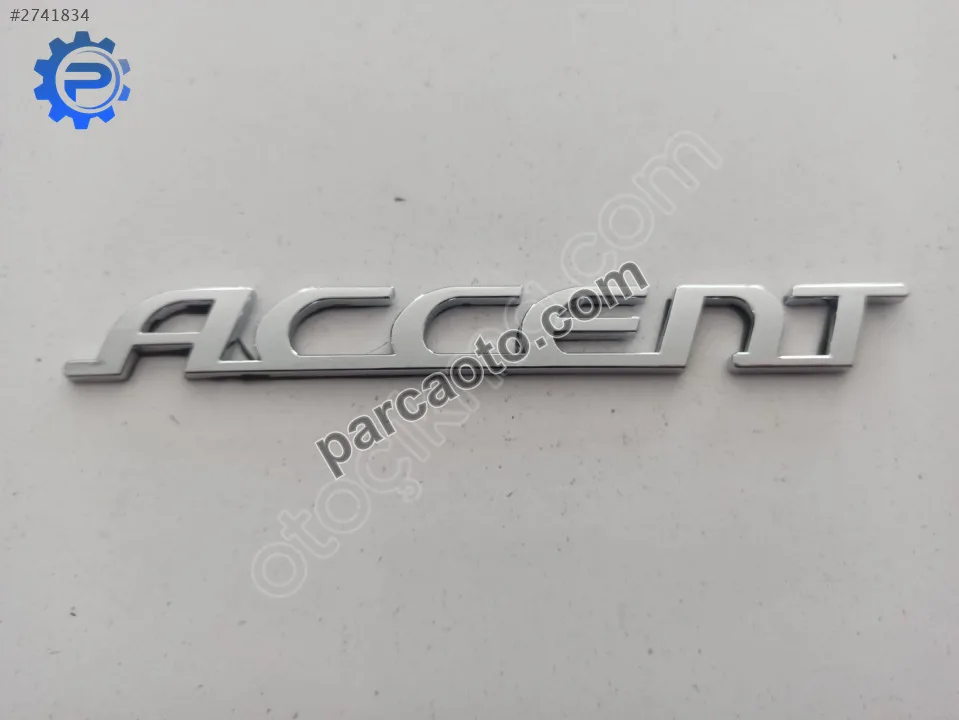 Hyundai Accent 06-10 Bagaj Yazısı (155 mm-18 mm)