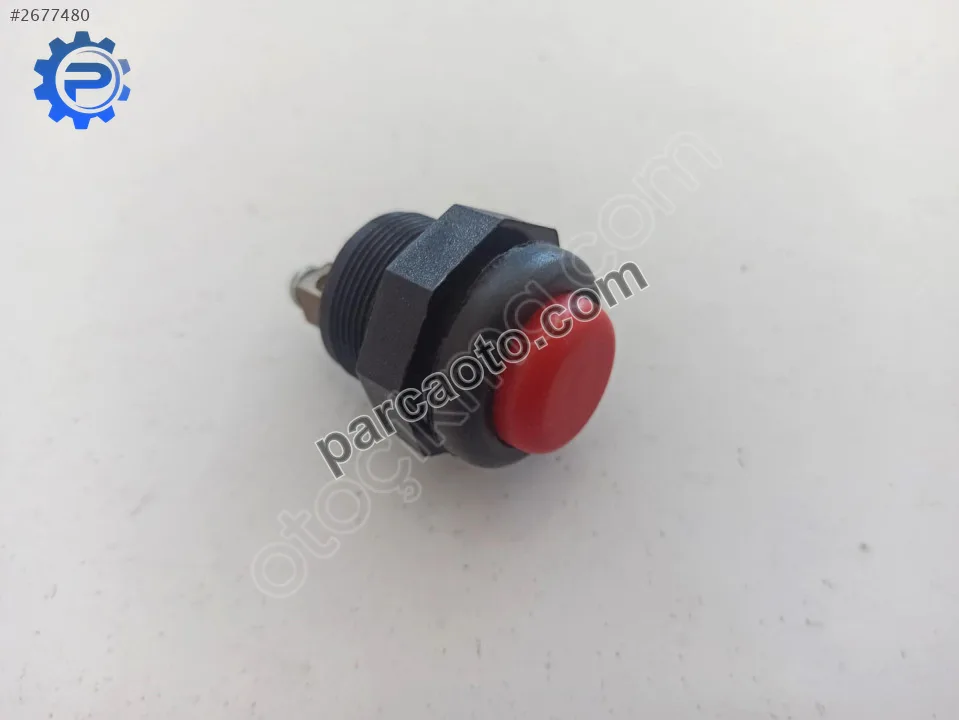 Mitsubishi Canter Marş Korna Butonu Kırmızı Vidalı Universal Mitsubishi Canter Marş Korna Butonu Kırmızı Vidalı Universal