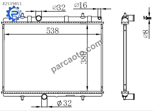Peugeot 407 Radyatör - Samsun Merkez