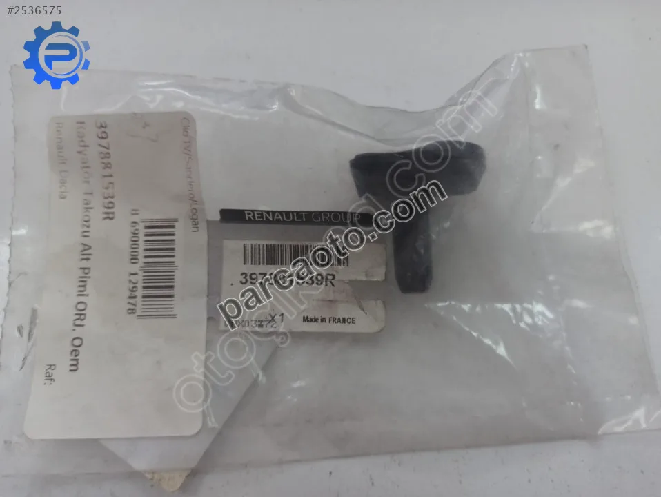Dacia Sandero/Duster Radyatör Takozu Alt Pimi Orj 397881539R
