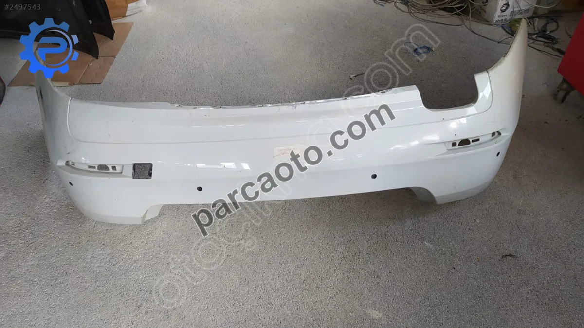 BMW F10 Arka Tampon Beyaz ÇIKMA ORJİNAL