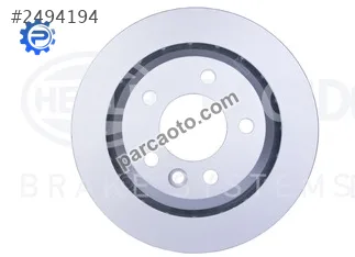 VW Touareg/Audi Q7 Arka Fren Diski HELLA PAGİD 8DD355109801