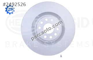 VW Golf - Passat Ön Fren Diski HELLA PAGID 8DD355109541
