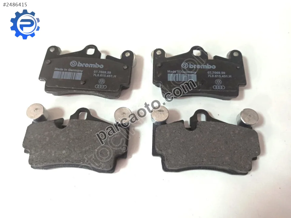 Porsche Cayenne/Audi Q7 Arka Fren Balatası BREMBO 07.7069.59