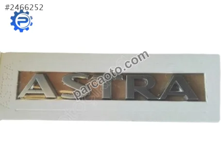 Opel Astra Yazı ORJİNAL