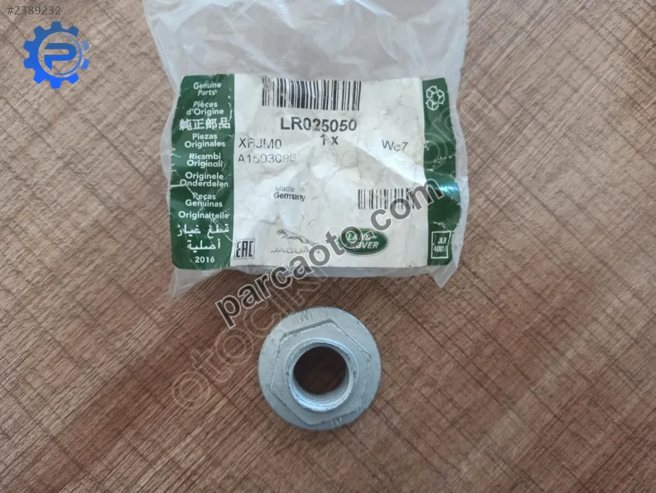 Range Rover Sport 10-13 Salıncak Somunu M16 Flanşlı Orjinal