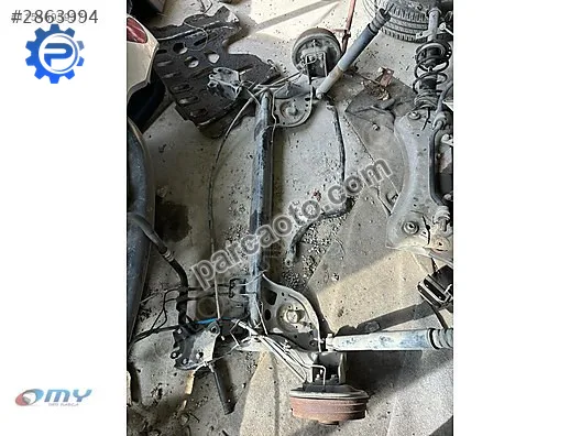 Clio 3 arka dingil , arka yay , arka amortisör ve el fren halatı