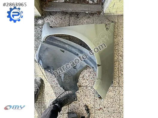 Renault clio 3 sağ çamurluk ve sağ ön davlumbaz