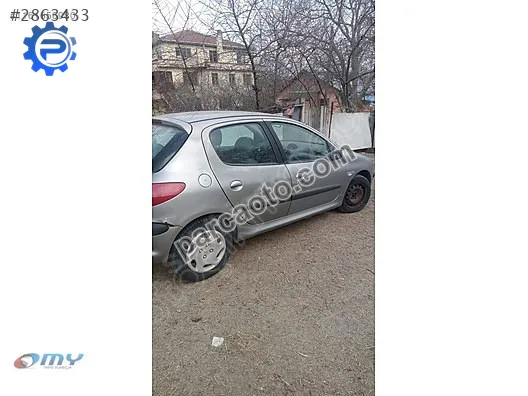 Peugeot 206 arka dingil dolu , sağ sol taşıyıcı muayyer sökme