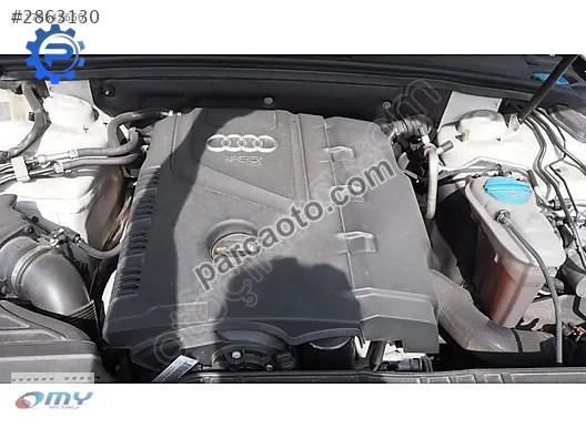 Audi a5 09.15 dolu silindir kapağı blok krank pistonlar kollar k