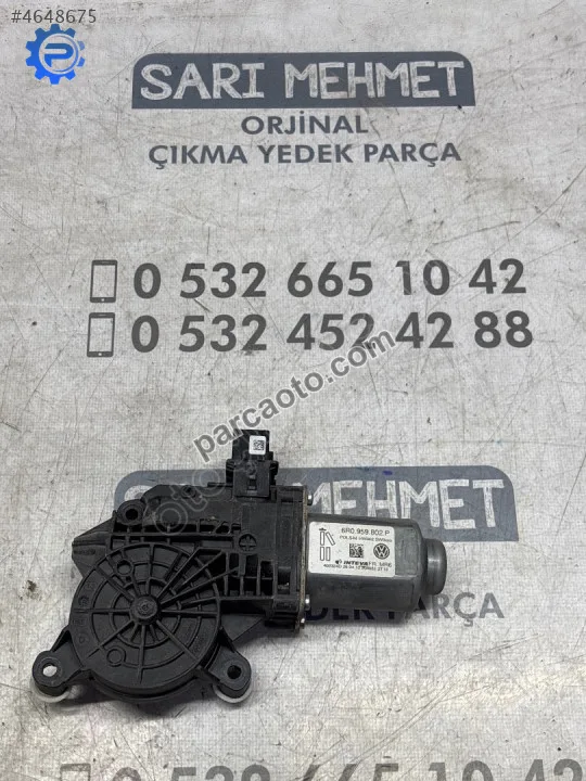 ÇIKMA SKODA FABİA SAĞ ÖN CAM MOTORU 6R0959802P ÇIKMA SKODA FABİA SAĞ ÖN CAM MOTORU 6R0959802P