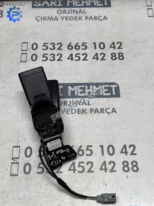 Çıkma renault clio 4 sol arka emniyet kemeri tokası