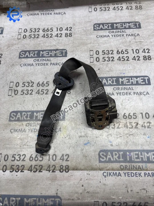 Çıkma citroen berlingo sağ arka emniyet kemeri