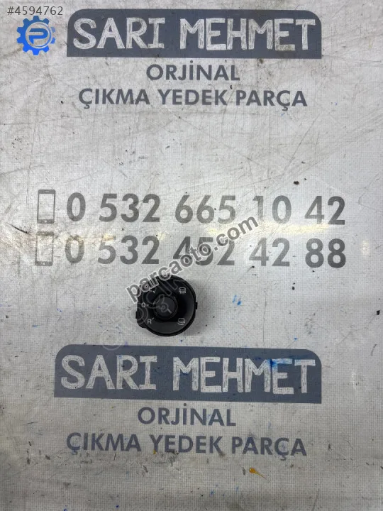 ÇIKMA VW CADDY SOL ÖN AYNA AYAR DÜĞMESİ ÇIKMA VW CADDY SOL ÖN AYNA AYAR DÜĞMESİ