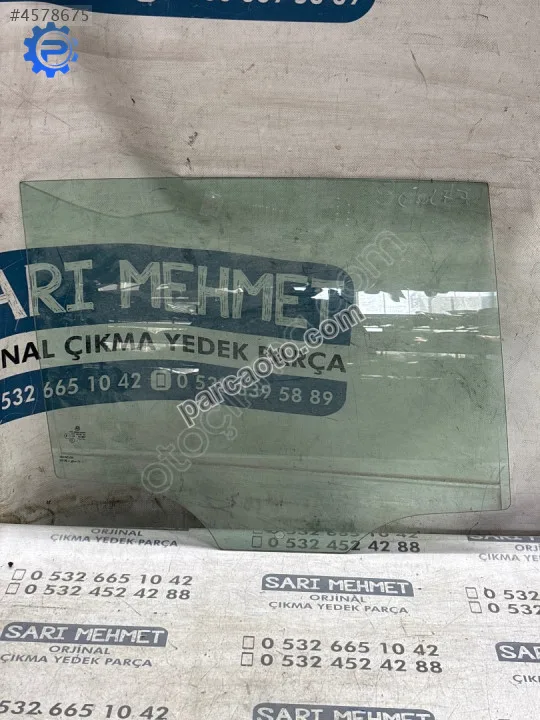 Çıkma vw golf 7 sağ arka kapı camı