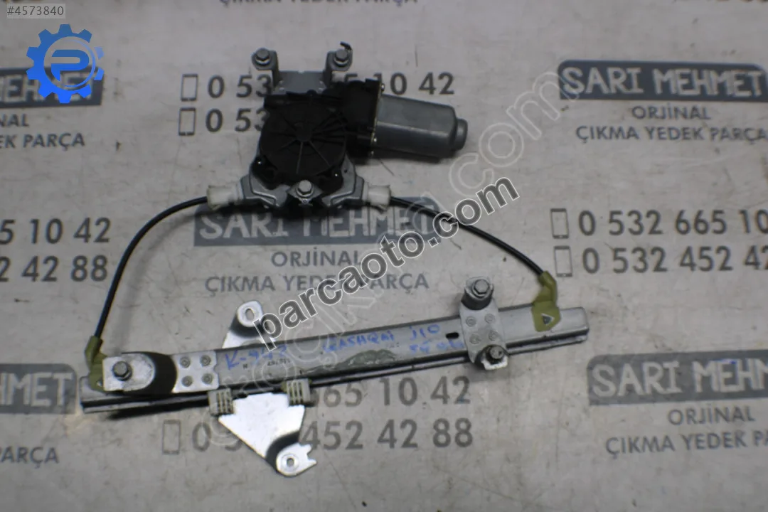 Çıkma nissan qashqai j10 sağ arka cam krikosu k-942