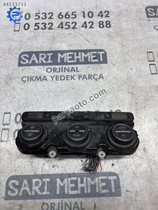 Çıkma vw passat golf klima kontrol paneli 3c0907044da