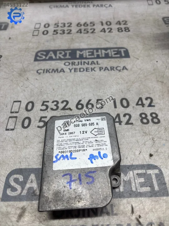 Çıkma vw polo airbag beyni 6q0909605a